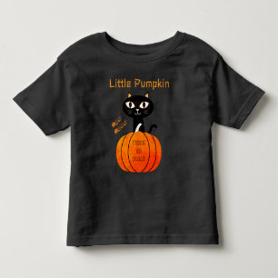 Camiseta De Bebé Halloween de calabaza de gato con sabor a naranja 