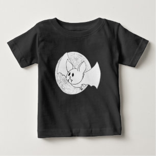 Camiseta De Bebé Halloween de Cute Bat and Moon