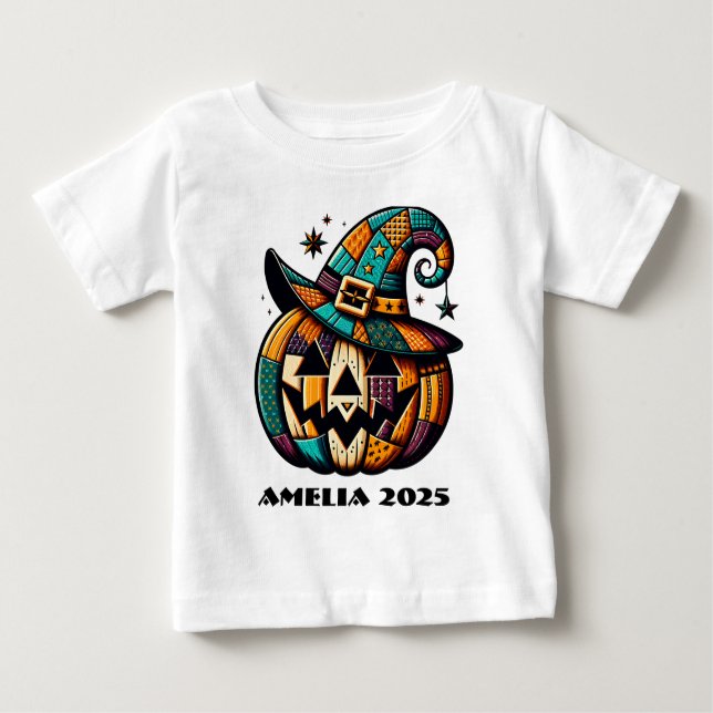 Camiseta De Bebé Halloween de la bomba de trajes personalizados (Anverso)
