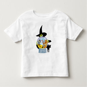 Camiseta De Bebé Halloween de la bruja malvada Crystal Ball