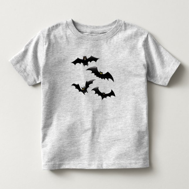 Camiseta De Bebé Halloween de los Bats Voladores (Anverso)
