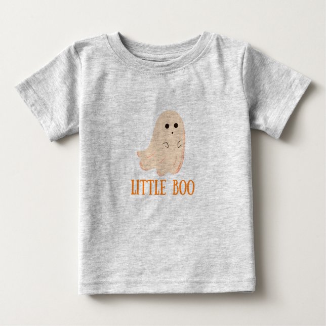 Camiseta De Bebé Halloween de los niños pequeños de Boo (Anverso)