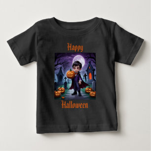 Camiseta De Bebé Halloween de pequeños vampiros