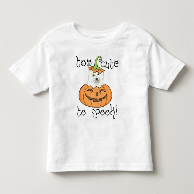 Camiseta De Bebé Halloween Eskie T-Shirt (Anverso)