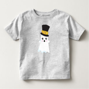Camiseta De Bebé Halloween, Fantasma, Gorra, Boo, Truco O Tratamien