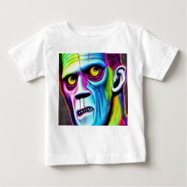 Camiseta De Bebé Halloween Frankenstein Baby T-Shirt