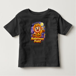 Camiseta De Bebé Halloween Fun Cute Baby Pumpkin Illustration