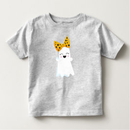 Camiseta De Bebé Halloween, Ghost, Ribbon, Bow, Boo, Truco O Tratam