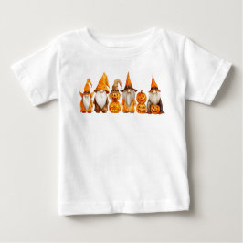 Camiseta De Bebé Halloween Gnomes