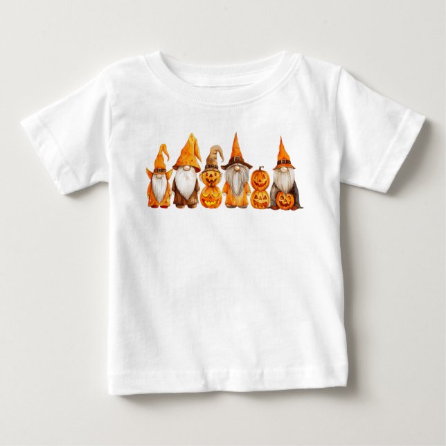 Camiseta De Bebé Halloween Gnomes (Anverso)