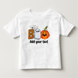 Camiseta De Bebé Halloween Gracioso Boo Personalizado
