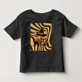 Camiseta De Bebé Halloween Groovy Retro