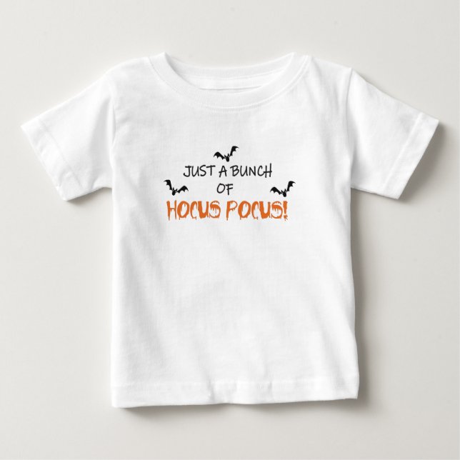 Camiseta De Bebé Halloween hocus pocus (Anverso)