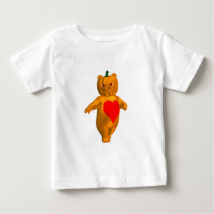 Camiseta De Bebé Halloween infantil Teddy Bear
