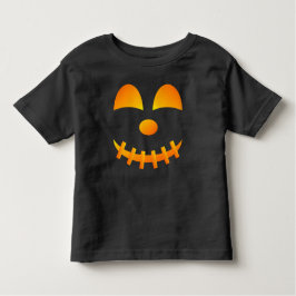 Camiseta De Bebé Halloween Jack-o'-lantern Cute Face