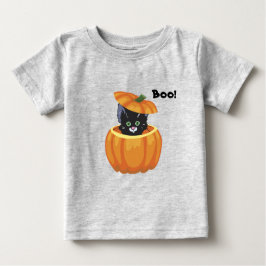 Camiseta De Bebé Halloween Kitten Toddler Shirt