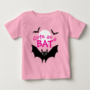 Camiseta De Bebé Halloween Lindo como un Murciélago