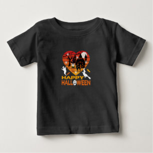 Camiseta De Bebé Halloween Me Aturdió Día Y Noche