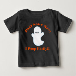 Camiseta De Bebé Halloween no me asusta camiseta del bebé del