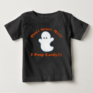 Camiseta De Bebé Halloween no me asusta camiseta del bebé del