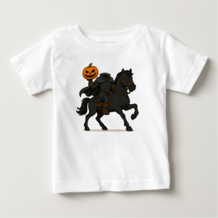Camiseta De Bebé Halloween/Otoño de jinetes sin cabeza
