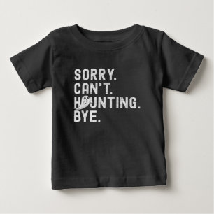 Camiseta De Bebé Halloween Retro Gracioso Ghost Haunting