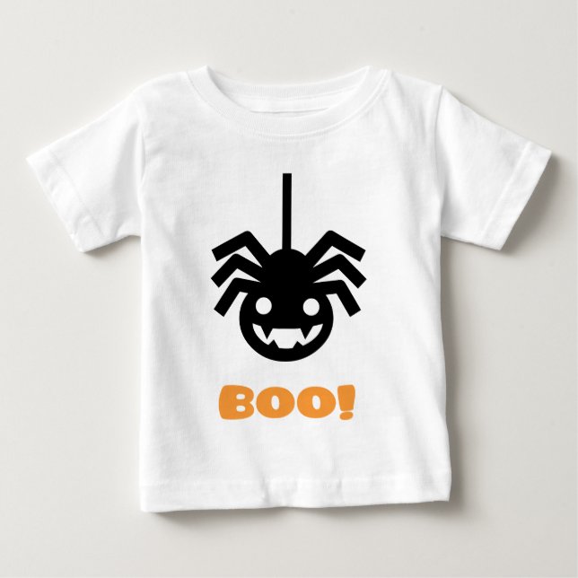 Camiseta De Bebé Halloween Spider (Anverso)
