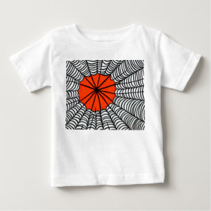 Camiseta De Bebé Halloween Spider Web