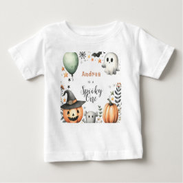 Camiseta De Bebé Halloween Spooky primero uno