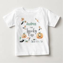 Camiseta De Bebé Halloween Spooky primero uno