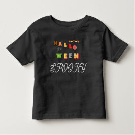 Camiseta De Bebé Halloween Spooky Toddler Black