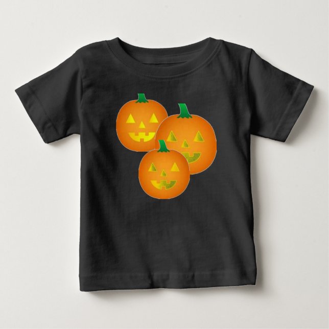 CAMISETA DE BEBÉ HALLOWEEN T SHIRE CON PUMPKIN (Anverso)