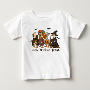 Camiseta De Bebé Halloween Tick o Trek Tick