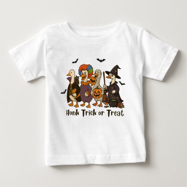Camiseta De Bebé Halloween Tick o Trek Tick (Anverso)