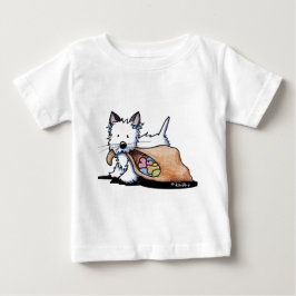 Camiseta De Bebé Halloween Westie Dog Cat