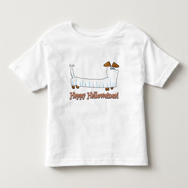 Camiseta De Bebé Halloweiner Dachshund (Anverso)