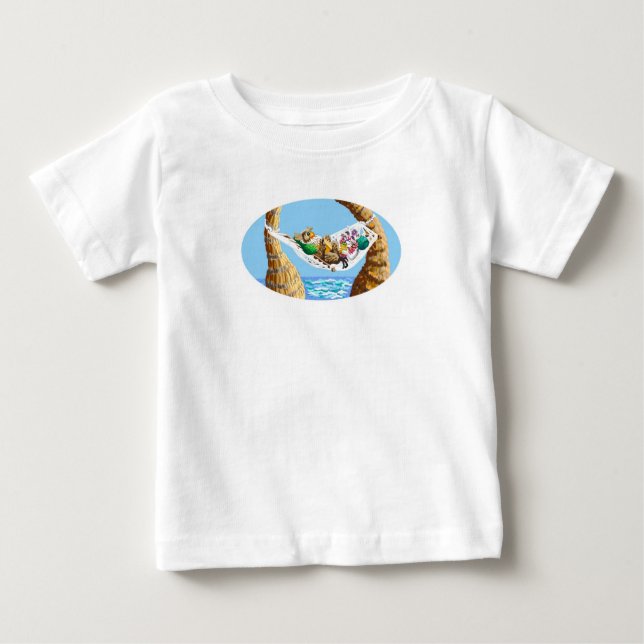 Camiseta De Bebé Hamaca de vacaciones (Anverso)