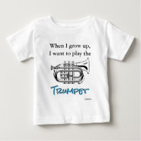 HAMbyWG - Romper, camiseta, Snap T - Trumpet