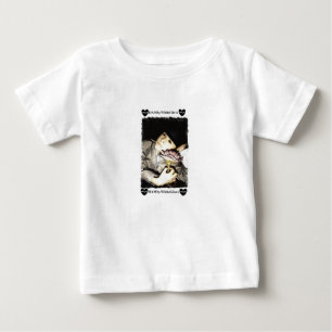Camiseta De Bebé HAMbyWG Toddler Ruffle Tee - Goma cardíaca T