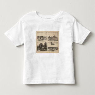 Camiseta De Bebé Hamilton, las Landas, residencias de Yates, granja