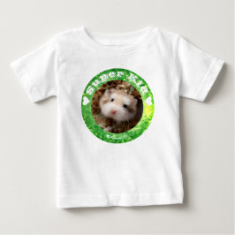 Camiseta De Bebé HammyVille - Hámster Blanco Marrón Cute - Super Ni