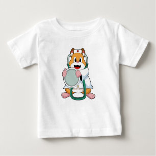 Camiseta De Bebé Hámster como Médica de Stethoscope.PNG