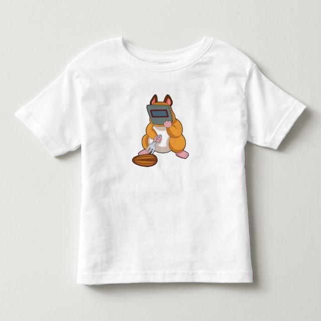 Camiseta De Bebé Hamster como Welder.PNG (Anverso)