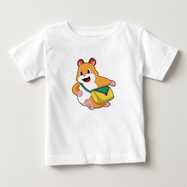 Camiseta De Bebé Hamster con Bag.PNG (Anverso)