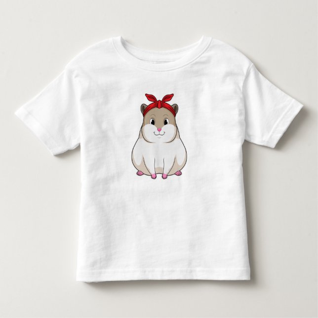 Camiseta De Bebé Hamster con Bandana (Anverso)