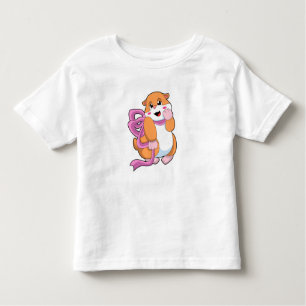 Camiseta De Bebé Hamster con cinta de opciones