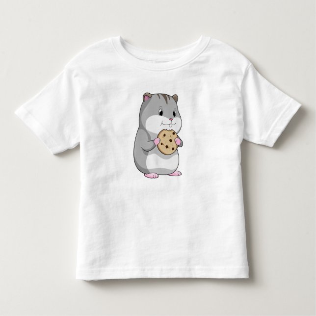 Camiseta De Bebé Hamster con Cookie (Anverso)