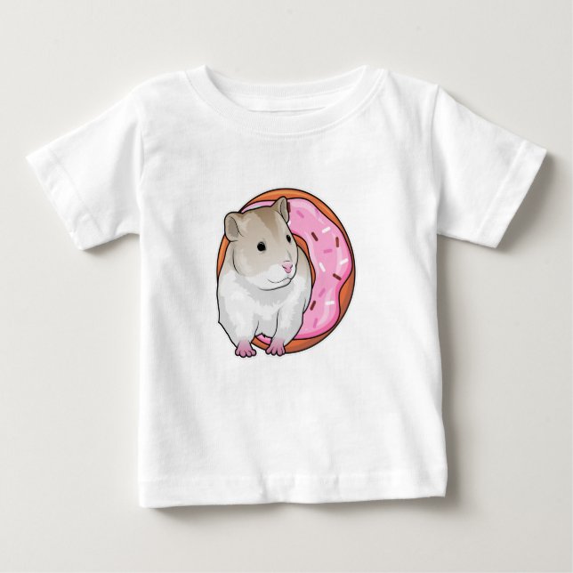 Camiseta De Bebé Hamster Donut (Anverso)
