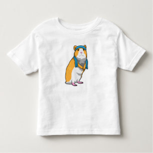 Camiseta De Bebé Hamster en Fitness con toalla