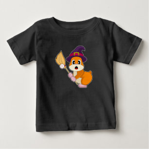 Camiseta De Bebé Hamster Halloween Baseball